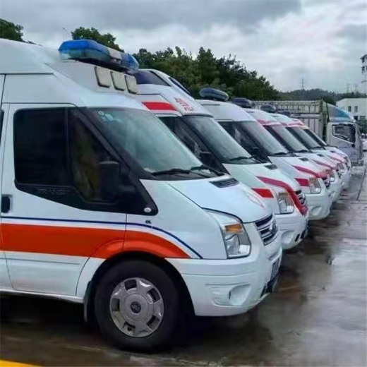包头长途120救护车出院-医院救护车转院-随车医护人员
