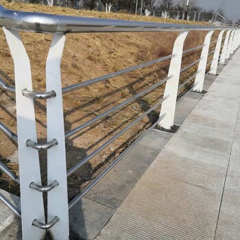 西安橋梁護欄立交橋道路兩側(cè)防護防撞護欄Q235碳鋼加厚防護欄