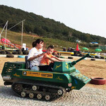 仿真游乐坦克车景区户外游乐设备四季游乐设备儿童坦克车kt49
