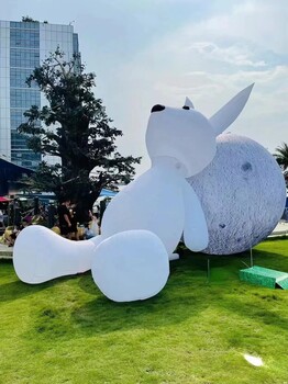 發光兔子出租租賃充氣兔子支持兔子定制