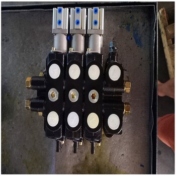 气控多路换向阀三联阀DL20气动手动液压阀高压流量100L淮安液压