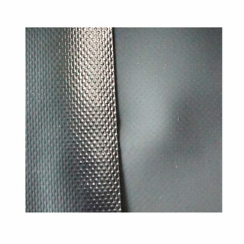 现货500D夹网布黑色涂塑布防水pvc涂层布pvc夹网布厂家