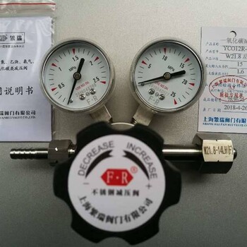 不銹鋼一氧化碳減壓閥YCO12R-1.6R-上海繁瑞