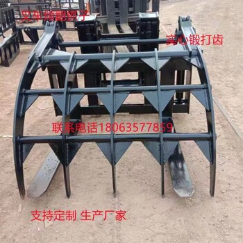 叉車改上蓋挖機(jī)改抓木器鏟車改抓頭