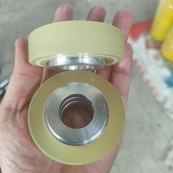 不銹鋼包聚氨酯金屬包膠加工PU異形件優(yōu)力膠包膠輪子