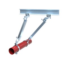 石家庄抗震支架厂家生产单管抗震支吊架和多管组合抗震支架