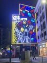 商場戶外墻體燈飾畫led幕墻亮化商業(yè)街道天幕美陳夏桐工廠定制