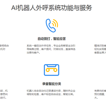 栩成云商AI智能语音电销机器人优势特点