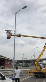 北京出租17米直臂路灯维修安装升降车丰台区租赁高空作业车升降机
