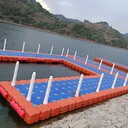 浮筒浮箱码头游艇停泊网红浮桥水上游园建设钓鱼浮台