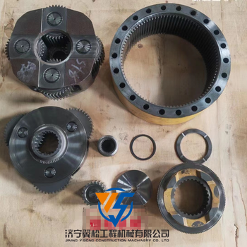 小松挖掘機(jī)PC650-8回轉(zhuǎn)減速機(jī)行星架/齒輪箱，原裝件。