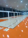 河南平頂山室內籃球場木地板實木運動木地板學?；@球場木地板