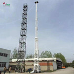 38米雷达天线车液压升降塔桁架式电动升降塔