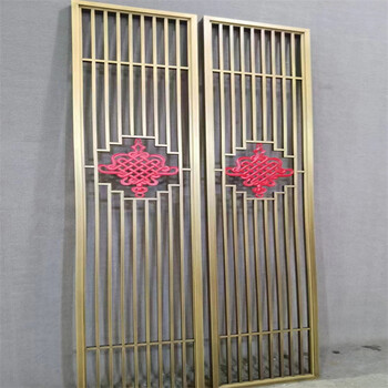 酒店316不銹鋼異形屏風(fēng)隔段 戶外不銹鋼景墻制作