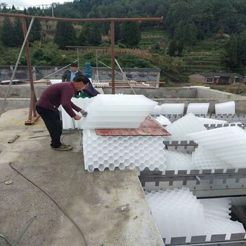 乙丙共聚蜂窩斜管MBBR生物填料沉淀池斜板厚度定制