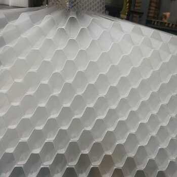 新型濾池填料六角斜管造紙廠廢水35mm蜂窩斜管填料斜板