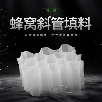 波紋斜管聚丙烯白色六角形斜管填料蜂窩斜板沉淀水廠