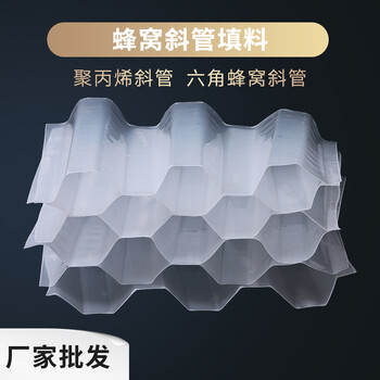 自來水廠PP斜管/pvc斜板填料沉淀池水過濾蜂窩六角斜管