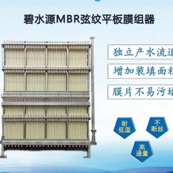 銷售碧水源弦紋MBR平板膜超濾微濾膜組件PVDF材質帶內襯