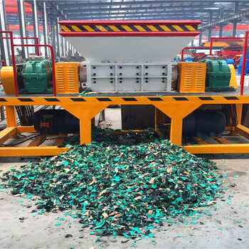 電瓶車(chē)架子破碎機-鋼筋頭撕碎機-鐵絲粉碎機
