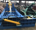 湖北宜昌廢鋼鐵皮金屬壓塊機-金屬屑壓塊機