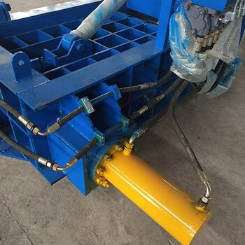 河北邯鄲廢鋼打包機小型金屬壓塊機