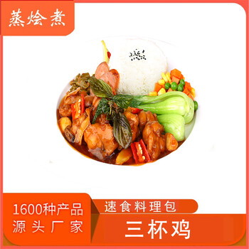 中餐料理包預制菜廠家批發半成品即食煲仔飯料理包供貨商