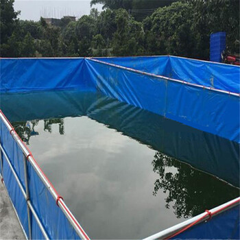 帆布水池暂养池比赛泳池锦鲤暂养池可移动鱼池圆形折叠池
