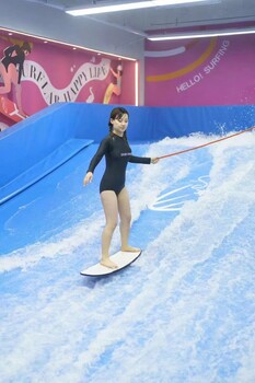 银川房地产娱乐设备移动式滑板水上冲浪双人水上冲浪出租出售