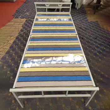 忻州方舱医院用床民政应急物资床隔离单人床铁床高低床