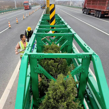 福建南平高速門架ETC橋墩防護SA級低變形量護欄型低變量護欄