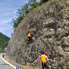 高速公路侧山体护坡防护网湖北武汉边坡防护网主动被动护坡网