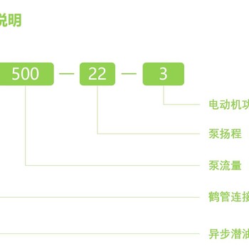 陽泉市綠牌65立方大流量防爆潛液泵Ga不銹鋼潛泵