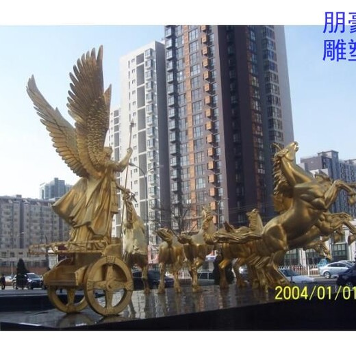 门口铜马雕塑生产商-商场雕塑马-铸铜马雕塑报价