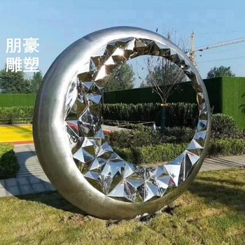 圓環(huán)建筑雕塑，廣場(chǎng)系列，鐵藝圓環(huán)雕塑價(jià)格