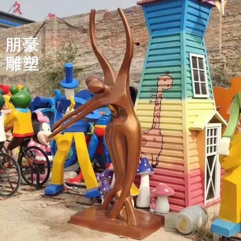 鏡面樂隊雕塑工廠-噴漆效果-步行街樂隊雕塑展示工廠