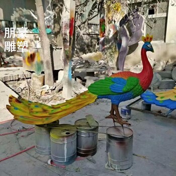 大型景觀孔雀雕塑制作-金屬規(guī)格-抽象孔雀雕塑設(shè)計(jì)制作