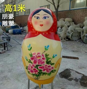 幾何夢娃雕塑類型-景觀抽象人偶公仔-仿真加工夢娃雕塑制造廠家