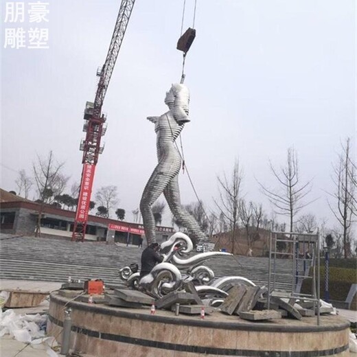 空間火炬人雕塑制造商-幾何類型-商場火炬人雕塑素材制造商