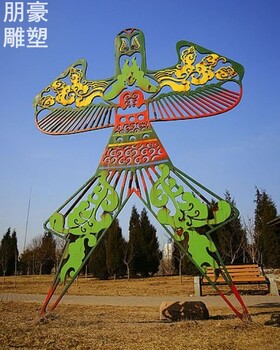 北京白鋼風箏雕塑-北京藝術風箏雕塑制作