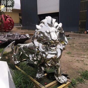 河南水景獅子雕塑-河南鈦金動(dòng)物雕塑價(jià)格
