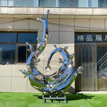 浪花樹(shù)雕塑定制制造-靜態(tài)街景-歐式浪花樹(shù)雕塑花園制造