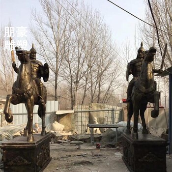 現(xiàn)代藝術(shù)騎兵雕塑工廠-別墅美陳-立體騎兵雕塑景觀工廠