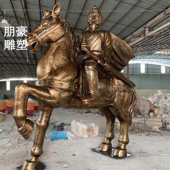 現(xiàn)代藝術(shù)騎兵雕塑工廠-別墅美陳-立體騎兵雕塑景觀工廠