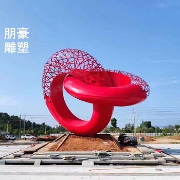 圓環(huán)雕塑工藝制作-現(xiàn)代景觀-圓環(huán)雕塑元素制作
