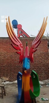 門口銅鳳凰雕塑制作-景點(diǎn)標(biāo)識(shí)-室外銅鳳凰雕塑案例