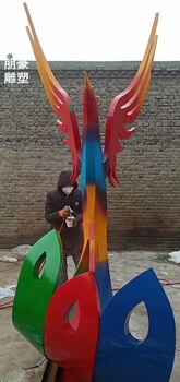 門口銅鳳凰雕塑制作-景點(diǎn)標(biāo)識(shí)-室外銅鳳凰雕塑案例
