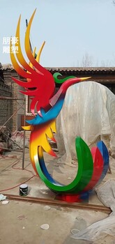 門口銅鳳凰雕塑制作-景點(diǎn)標(biāo)識(shí)-室外銅鳳凰雕塑案例