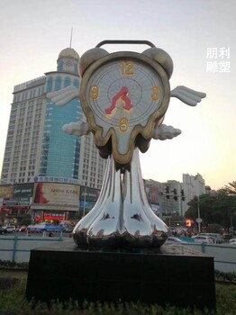 标示时钟雕塑生产商-文化特征批发-企业时钟雕塑素材