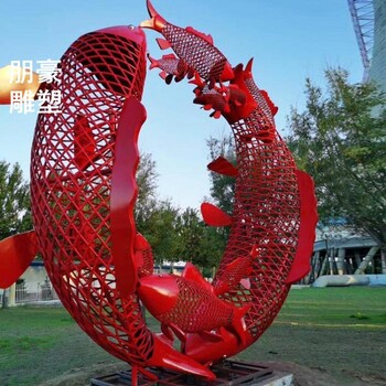 制作鑄鋼魚躍龍門雕塑制造廠家-立體景觀定價(jià)-景點(diǎn)魚躍龍門雕塑標(biāo)識(shí)